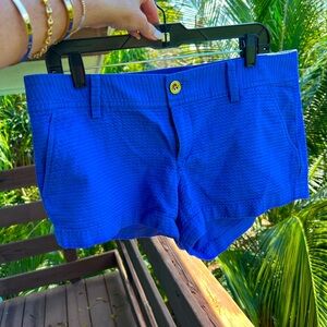 Lilly Pulitzer Blue Walsh Shorts